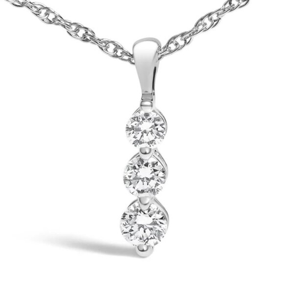 *New* 1.00 Carat Lab-Grown Diamond Bracelet – Sterling Silver – Appraised - Picture 1 of 4